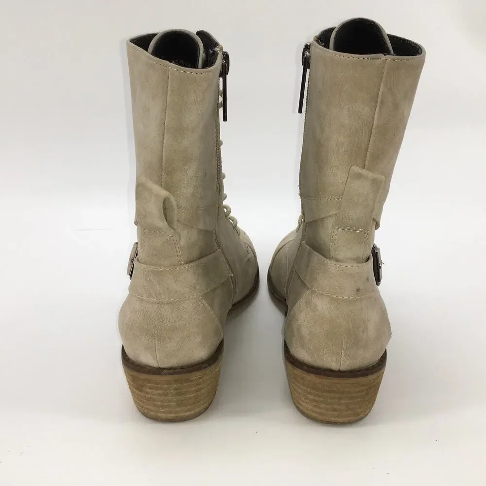 Corky's Hey Girl Faux Leather Ankle Booties Boot Womens 7 Witchcore Grunge Boho
